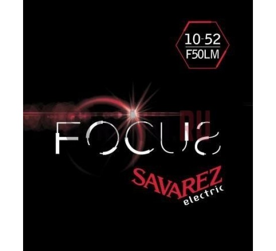 Savarez F50LM Focus Комплект струн для электрогитары, никелированные, 10-52