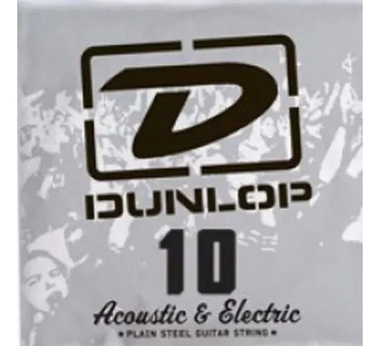Dunlop DPS10 отдельная струна для акустической гитары или электрогитары .010