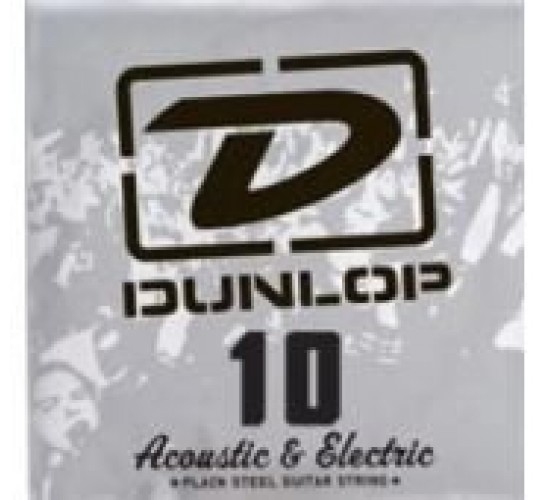 Dunlop DPS10 отдельная струна для акустической гитары или электрогитары .010