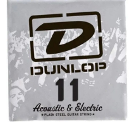 Dunlop DPS11 отдельная струна для акустической гитары или электрогитары .011