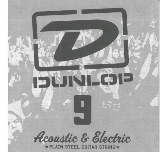 Dunlop DPS09 отдельная струна для акустической гитары или электрогитары .009
