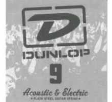 Dunlop DPS09 отдельная струна для акустической гитары или электрогитары .009