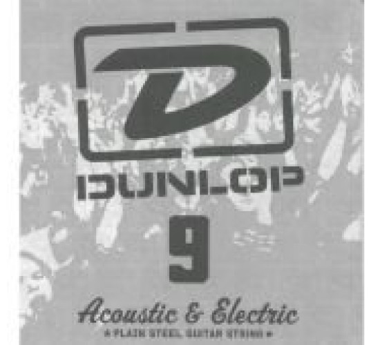 Dunlop DPS09 отдельная струна для акустической гитары или электрогитары .009