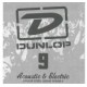 Dunlop DPS09 отдельная струна для акустической гитары или электрогитары .009