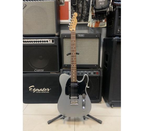 Fender Standard Telecaster PF HH электрогитара, цвет серебристый, Мексика 2017