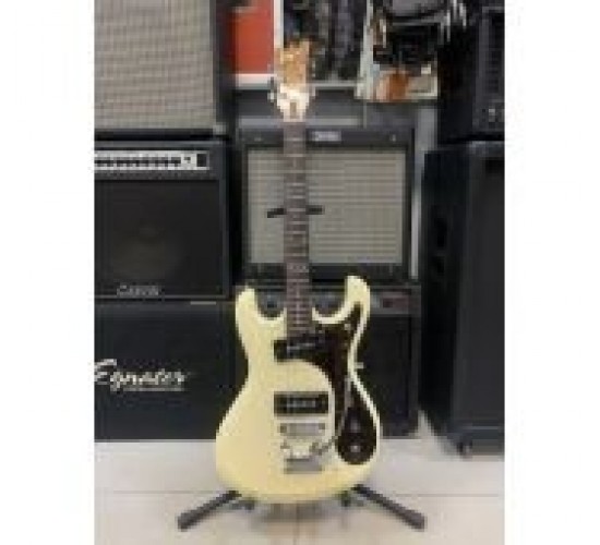 Suzuki A-20 копия Mosrite электрогитара, цвет Vintage White, Япония, 1960-е USED