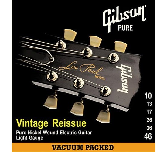 Gibson SEG-VR10 Vintage Reissue Electric струны для электрогитары .010-.046