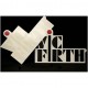 Vic Firth Наклейка с логотипом Vic Firth белая