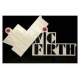 Vic Firth Наклейка с логотипом Vic Firth белая