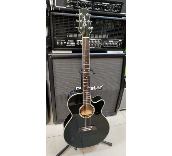 Takamine NPT-110 электроакустическая гитара, черная, Япония 1991 USED