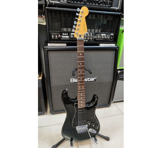 Fender Blacktop Floyd Rose Stratocaster RWFR BLK электрогитара, Мексика USED