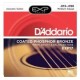 D'Addario EXP17 Coated Phosphor Bronze Комплект струн для акустической гитары, Medium, 13-56