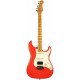 JET JS-400 CRD электрогитара, Stratocaster, цвет коралловый красный (Coral Red)