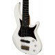 Aria 313-MK2/5 OPWH 5-струнная бас-гитара, форма Fusion, цвет белый