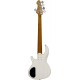 Aria 313-MK2/5 OPWH 5-струнная бас-гитара, форма Fusion, цвет белый