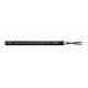 Cordial CMK 222 BLACK микрофонный кабель Ø6.4мм, 2x0,22мм², AWG 24, 2x28xØ0,10м,витой экран, черный