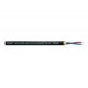 Cordial CMK 222 BLACK микрофонный кабель Ø6.4мм, 2x0,22мм², AWG 24, 2x28xØ0,10м,витой экран, черный