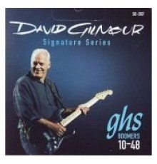 GHS David Gilmour Blue Signature набор струн для электрогитары, никелированная сталь, 10-48