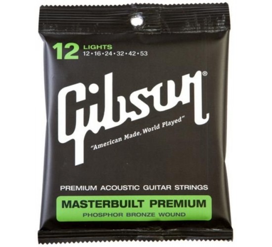 Gibson SAG-MB12 Masterbuilt Phosphor BR .012-.053 струны для акустической гитары