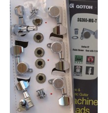 Gotoh SG360-07 MG-TRAD, колки локовые 6 в линию, хром