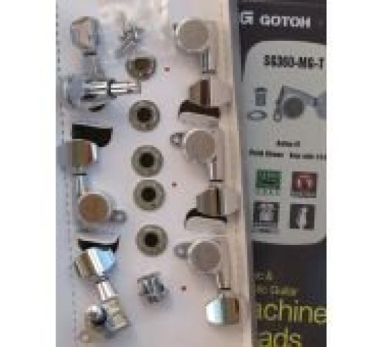 Gotoh SG360-07 MG-TRAD, колки локовые 6 в линию, хром