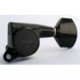 Gotoh SG381-07 колок для гитары, прямой (L) black (классический черный)