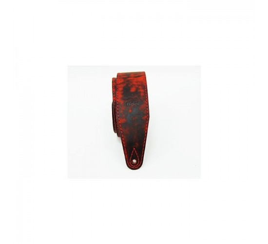 Fidel FL60023L21L Leather 21 Ремень для гитары, кожаный, огонь