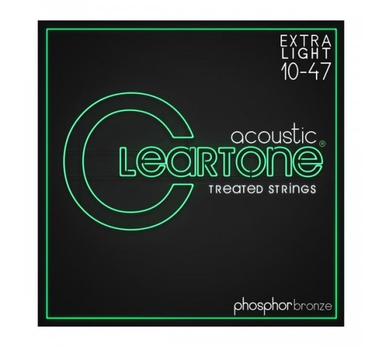Cleartone 7410 Phosphor Bronze Комплект струн для акустической гитары, ф.бронза, с покрытием, 10-47