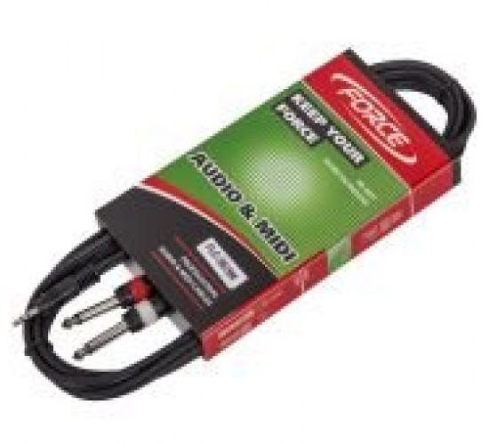 Force FLC-38/3 аудио шнур Jack mini (stereo) - 2xJack mono (3,0м)
