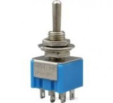 Partsland M203 микропереключатель ON-OFF-ON, никель