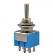 Partsland M203 микропереключатель ON-OFF-ON, никель
