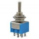 Partsland M203 микропереключатель ON-OFF-ON, никель