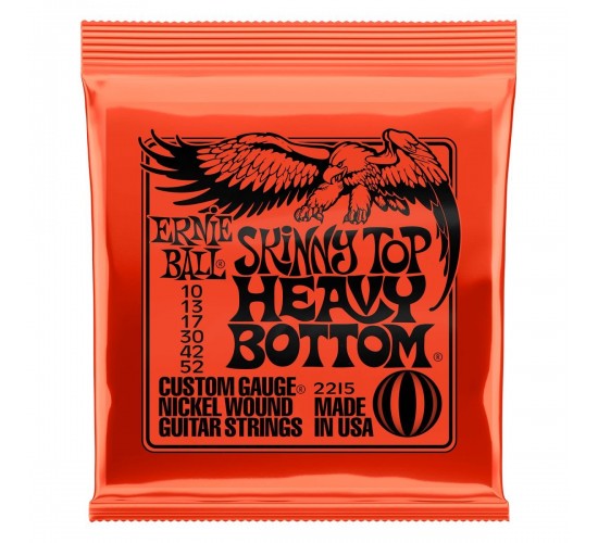 Ernie Ball 2215 струны для эл.гитары Nickel Wound Skinny Top Heavy Bottom (10-13-17-30-42-52)