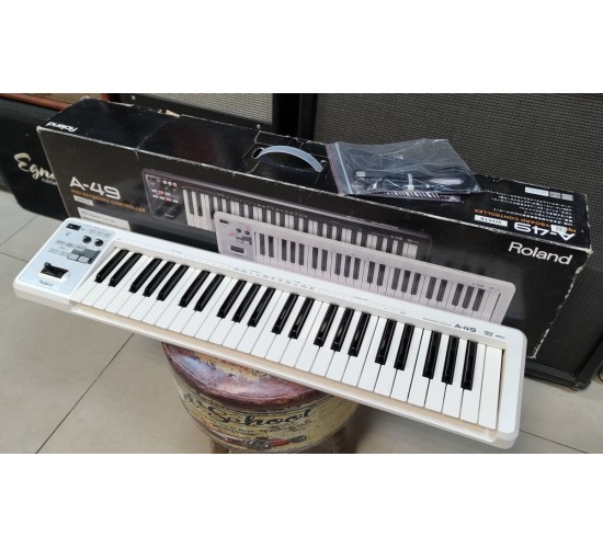 Roland A-49-WH USB MIDI клавиатура, 49 клавиш USED