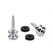 Schaller 24030200 S-Lock M Крепление ремня, хром, 2 шт