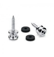 Schaller 24030200 S-Lock M Крепление ремня, хром, 2 шт