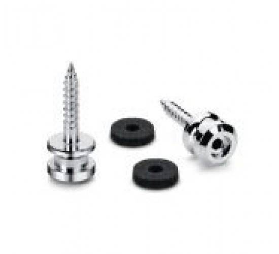 Schaller 24030200 S-Lock M Крепление ремня, хром, 2 шт