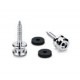 Schaller 24030200 S-Lock M Крепление ремня, хром, 2 шт