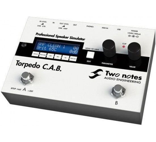 Two Notes Torpedo C.A.B. эмулятор гитарного кабинета