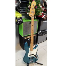 Fender Standard Jazz Bass Mexico Tint LPB/M бас-гитара, цвет голубой Lake Placid Blue, Мексика USED