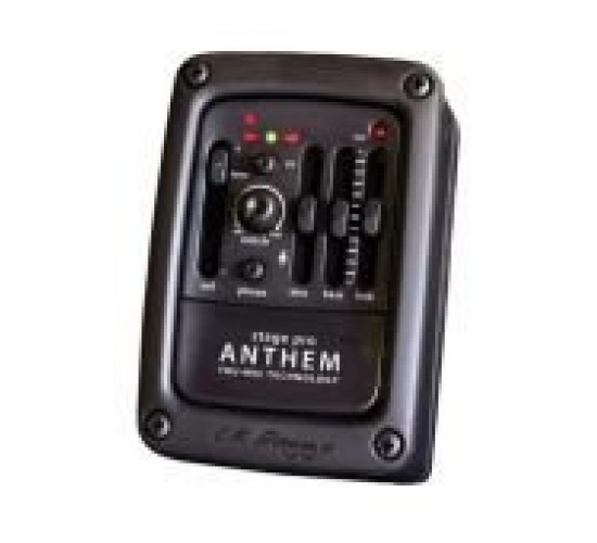 LR Baggs Stagepro Anthem датчик пьезо и микрофон для акустической гитары с тюнером и монтажом предусилителя в обечайку