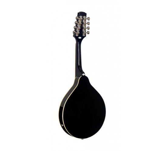 Stagg M50E BLK электроакустическая мандолина, 20 ладов, цвет чёрный