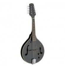 Stagg M50E BLK электроакустическая мандолина, 20 ладов, цвет чёрный