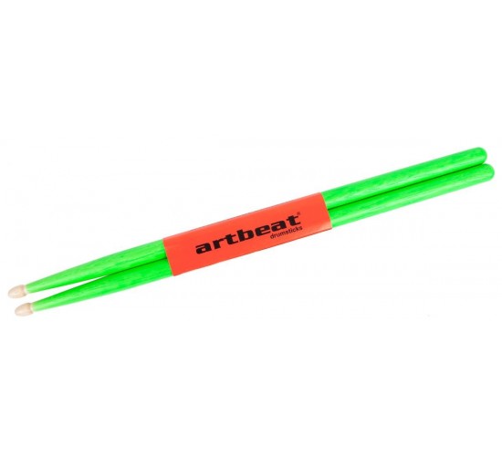 Artbeat ARAM5BH GREEN Барабанные палочки, размер 5B, цвет зелёный