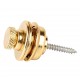 Musiclily M187-2 Крепление ремня с блокировкой, золото, 2шт