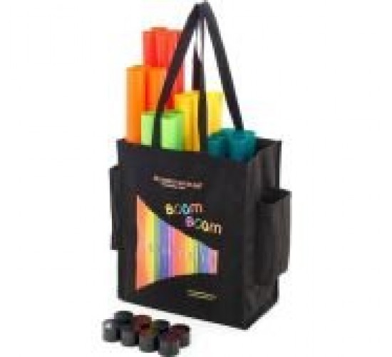 Boomwhackers BW-SET03 CONCERT SET набор диатонических трубок, 28 трубок, 8 октаваторных колпачков, чехол