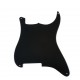 Musiclily MX1125 Защитная накладка гитары Strat Style, 1 слой, черная