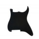 Musiclily MX1125 Защитная накладка гитары Strat Style, 1 слой, черная