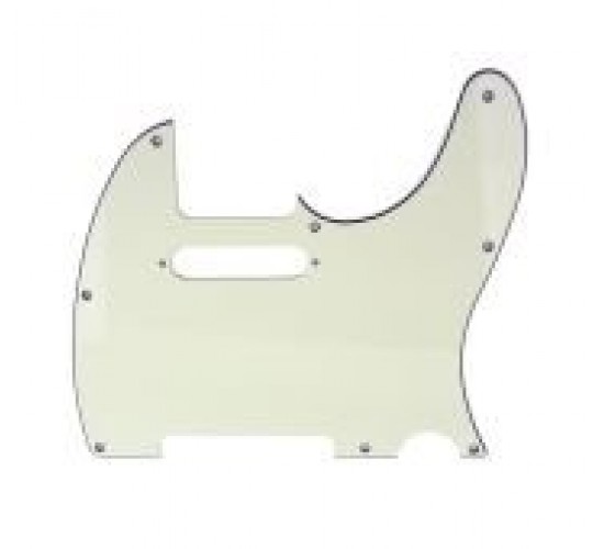 Musiclily MX1150IV Защитная накладка гитары Fender Telecaster SS, 3 слоя, слоновая кость