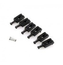 Musiclily MX0884BK-6 комлект седел для бриджа, черные, 6шт